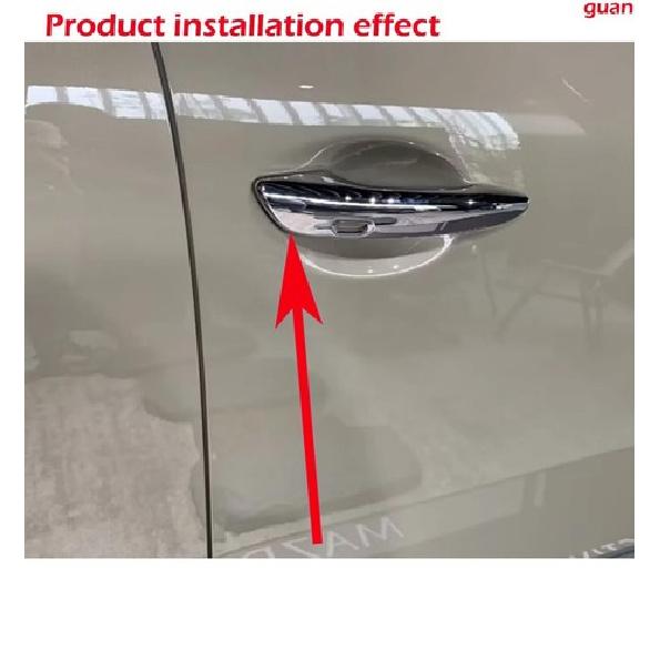 Car Handle Decorative Cover Silver For Mazda CX-60 -2024-2025