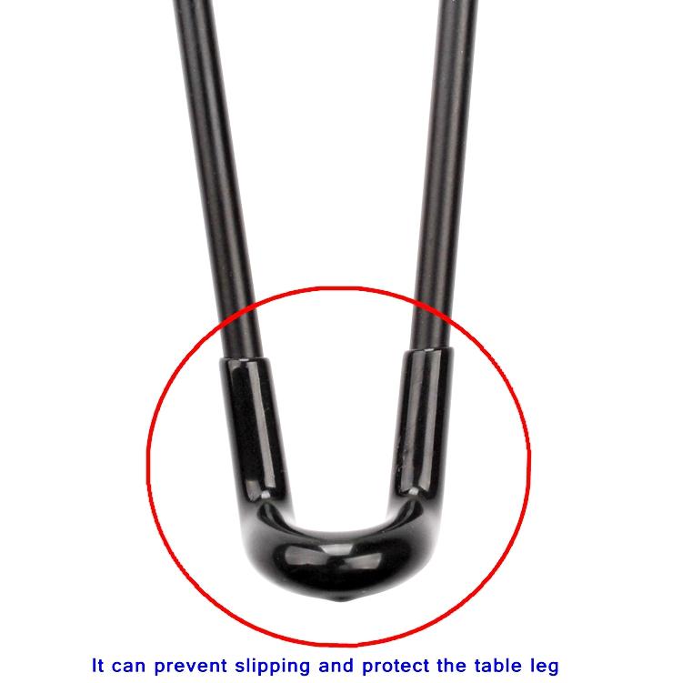 Adjustable Contemporary Metal Folding Hairpin Table Legs Iron Supports for Small Cabinet Coffee Table Floor Desk Furniture Pads