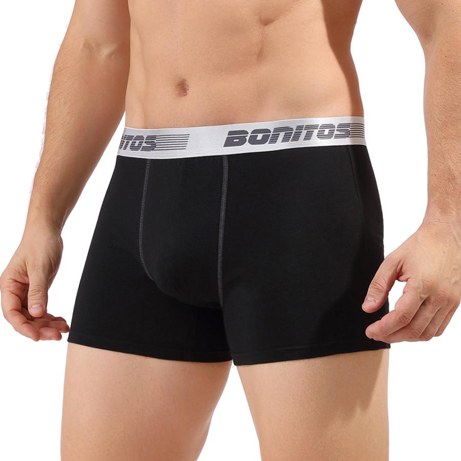 BONITOS 1 ks Pánské spodní prádlo s maskovacím potiskem pro muže Bavlna Pánské boxerky Pohodlné spodní prádlo