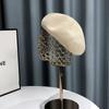 New Summer Breathable Beret Women'S Thin Hat Solid Color Korean Versatile Japanese Face Showing Little Painter Hat