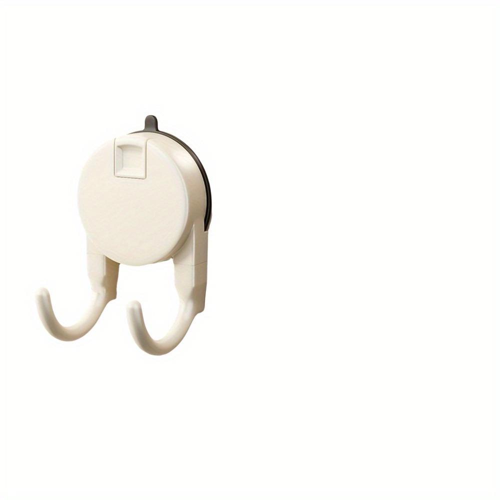 1 Pc Suction Cup Hooks - Waterproof & Removable Wall-Mounted Towel Holders, Space-Saving Storage for Kitchen & Bathroom