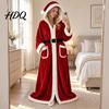 Christmas Theme Printed Wrap Hooded Heated Poncho Blanket Flannel Wearable USB Heating Cape Gift for Her on with Festive Print Cozy Winter
