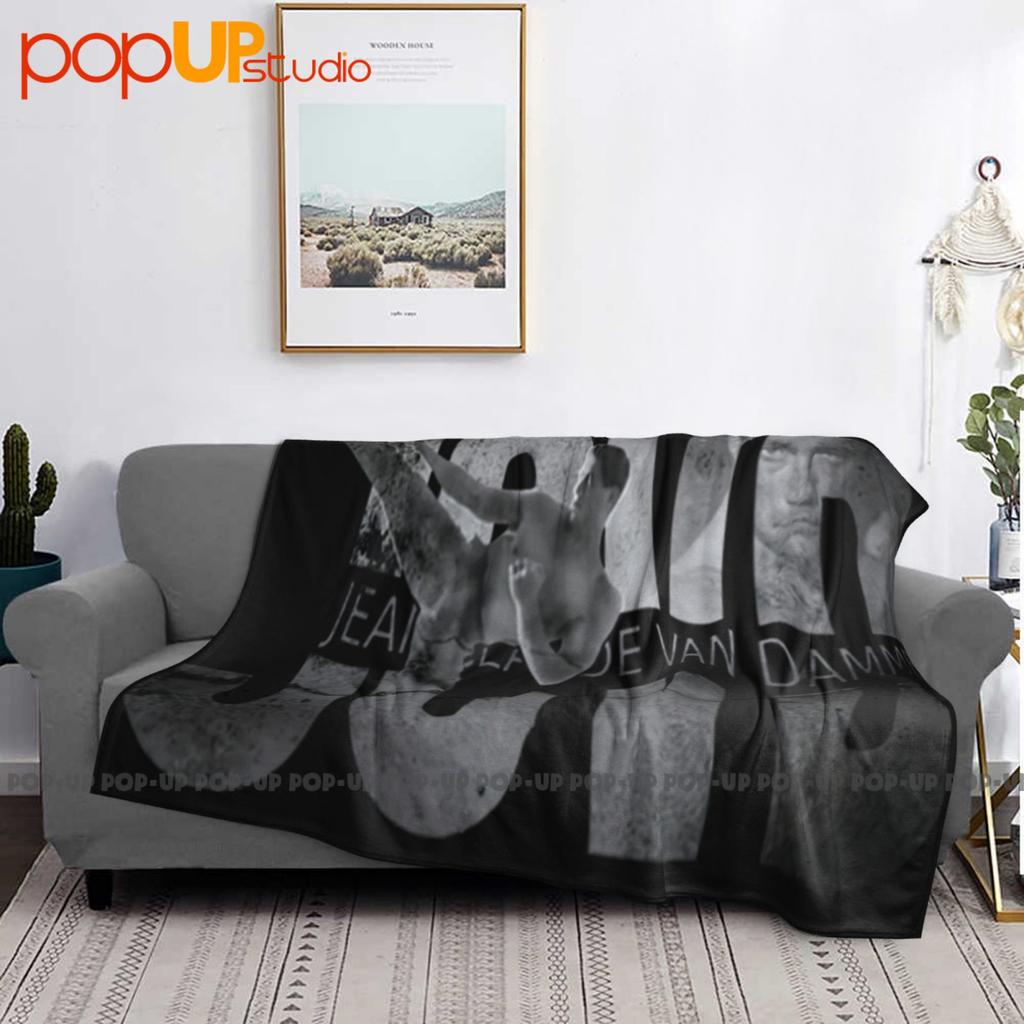 Jcvd Logo B&W Jean Claude Van Damme Ultra-Soft Blanket Quilt Winter Sofa Cover Bed Covers