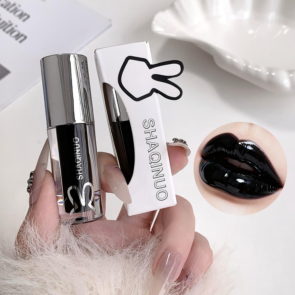 Soft and Lightweight Lip Gloss, Smoky Mirror Lip Glaze, Shimmering Glass Lip Gloss, Hydrating Watery Lip Gloss Lip Makeup Gift