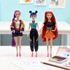 1/3Pcs 11-Inch Kpop Hunter Girl Doll Animated Movie Inspired Movable Joints Girl Action Figure Collectible Toy Decoration Ornament Fans Gift
