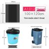 LOVE IS PERFECT Regular Flat Black Garbage Bags