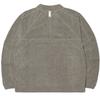 NOMANUAL Heavy Waffle Half Zip Up   Gray