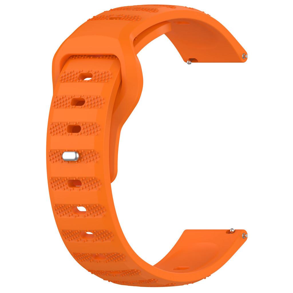 

20 мм силиконовый ремешок для Samsung Galaxy Watch 7 6 5 4 мягкий дышащий ремешок для Galaxy Watch 6 4 классический ремешок Galaxy Watch 7 6 5 4 оранжевый