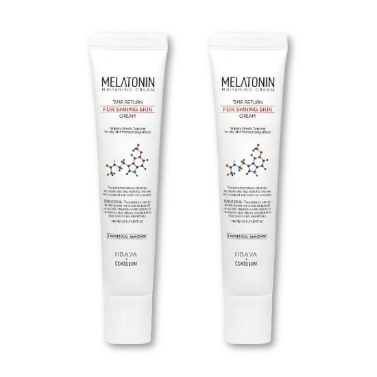 [IIDAYA] MELATONIN WHITENING CREAM (40ml) Melatonin,Collagen,Niacinamide 50,000ppm
