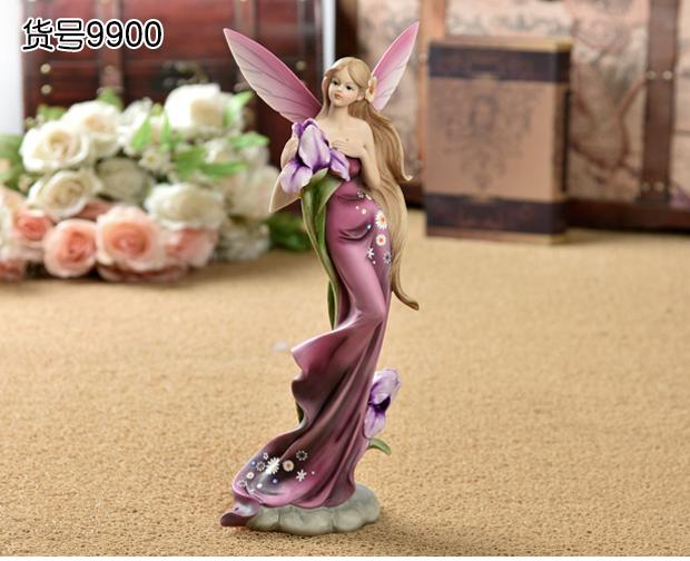 Luxury Home Decorations Beautiful Living Room Angel Ornaments Resin Doll Elegant Room Decorations Decorative Home Accessories