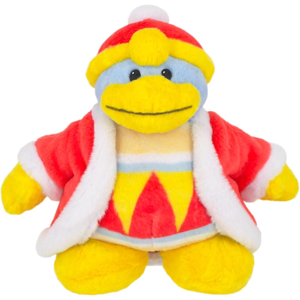 San-ei Trading Kirby Cuddle Friends King Dedede Plush Toy 17x9.5x19cm Soft Stuffed Animal