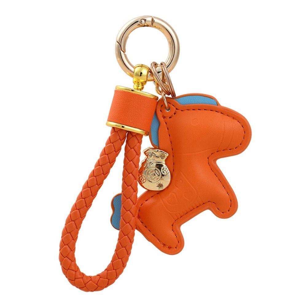 Cartoon Style Zodiac Pony PU Doll Candy Color Year Horse Mascot  Zodiac Celebration