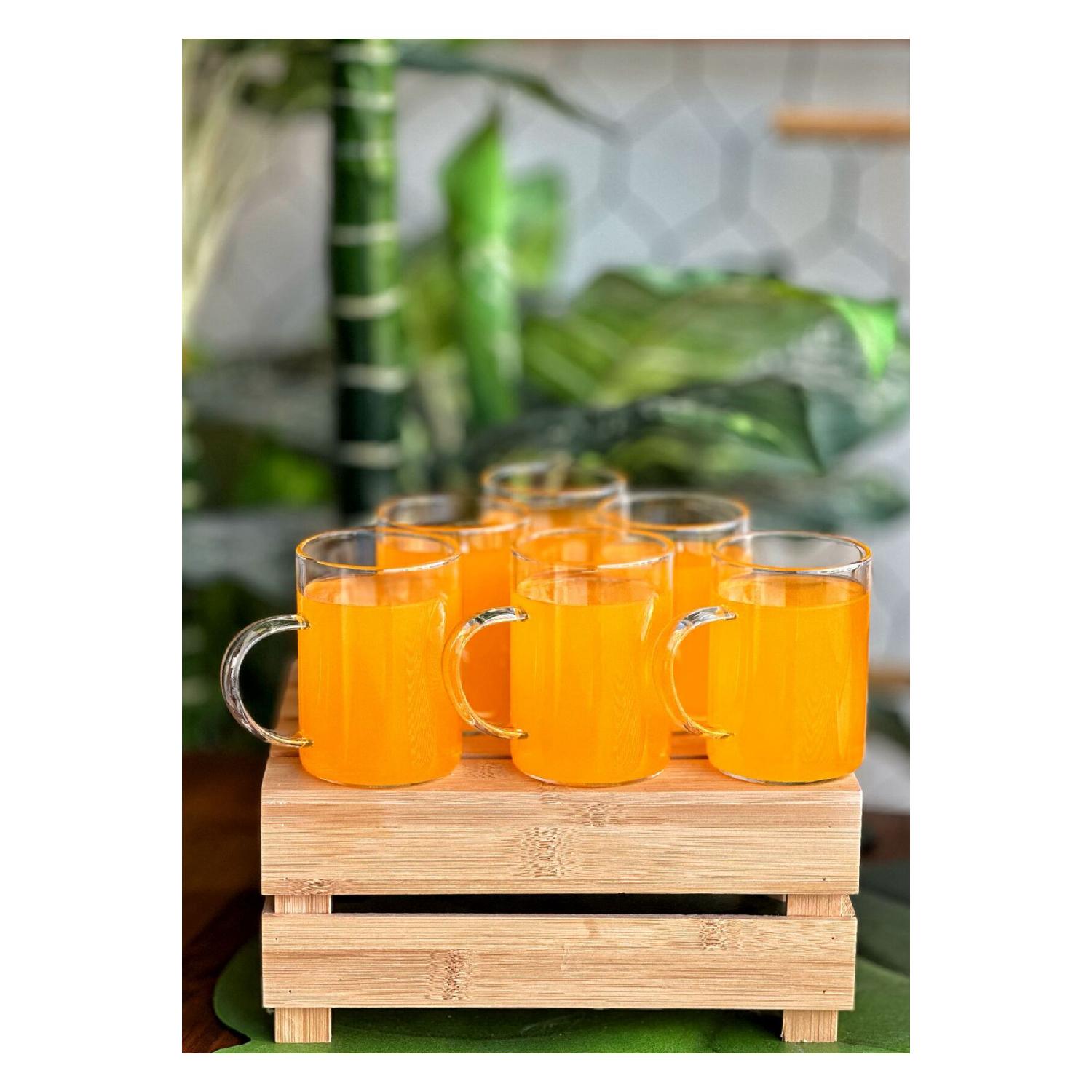 

6 шт. Боросиликатное термостойкое термостекло, кружка, чашка 200 мл