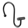 A44Z-Shower Curtain Hooks, Rust Proof Shower Curtain Rings For Bathroom,Metal Decorative Shower Curtain Hooks Hangers