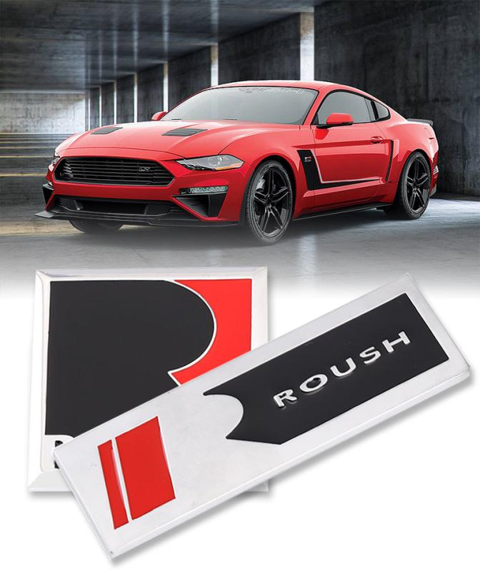 

3D Metal R ROUSH Emblem Badge Car sticker Auto Side fender Trunk Decals