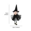 Halloween Character Hanging Ornament Set of 6 Soft Fabric Bell Figures Decoration for Entry Table Shelf Display, Indoor Gatherings and Home Room