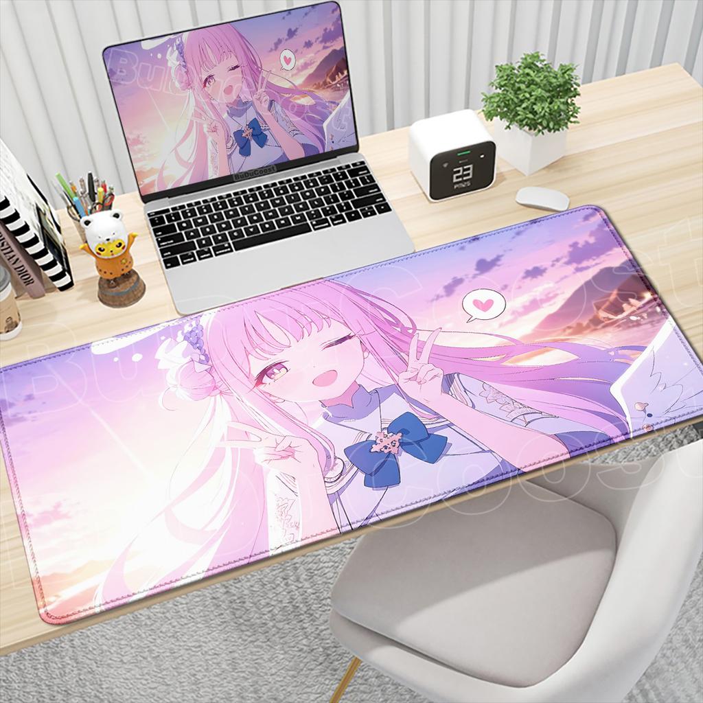 HD Blue Archive Misono Mika Printing Mousepad desktop protection pad Office accessories Non-slip Keyboard Mat desk organizers