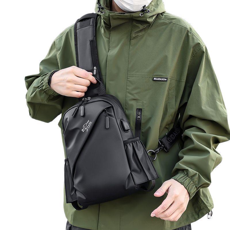 Wasserdichte Umhängetasche für Herren – Großes Fassungsvermögen, lässige Outdoor-Schultertasche