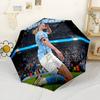 Haaland Customize Your Name Umbrella Compact Travel Automatic Umbrella Compact Durable 8-Rib Foldable Design All-Season Travel Elegant