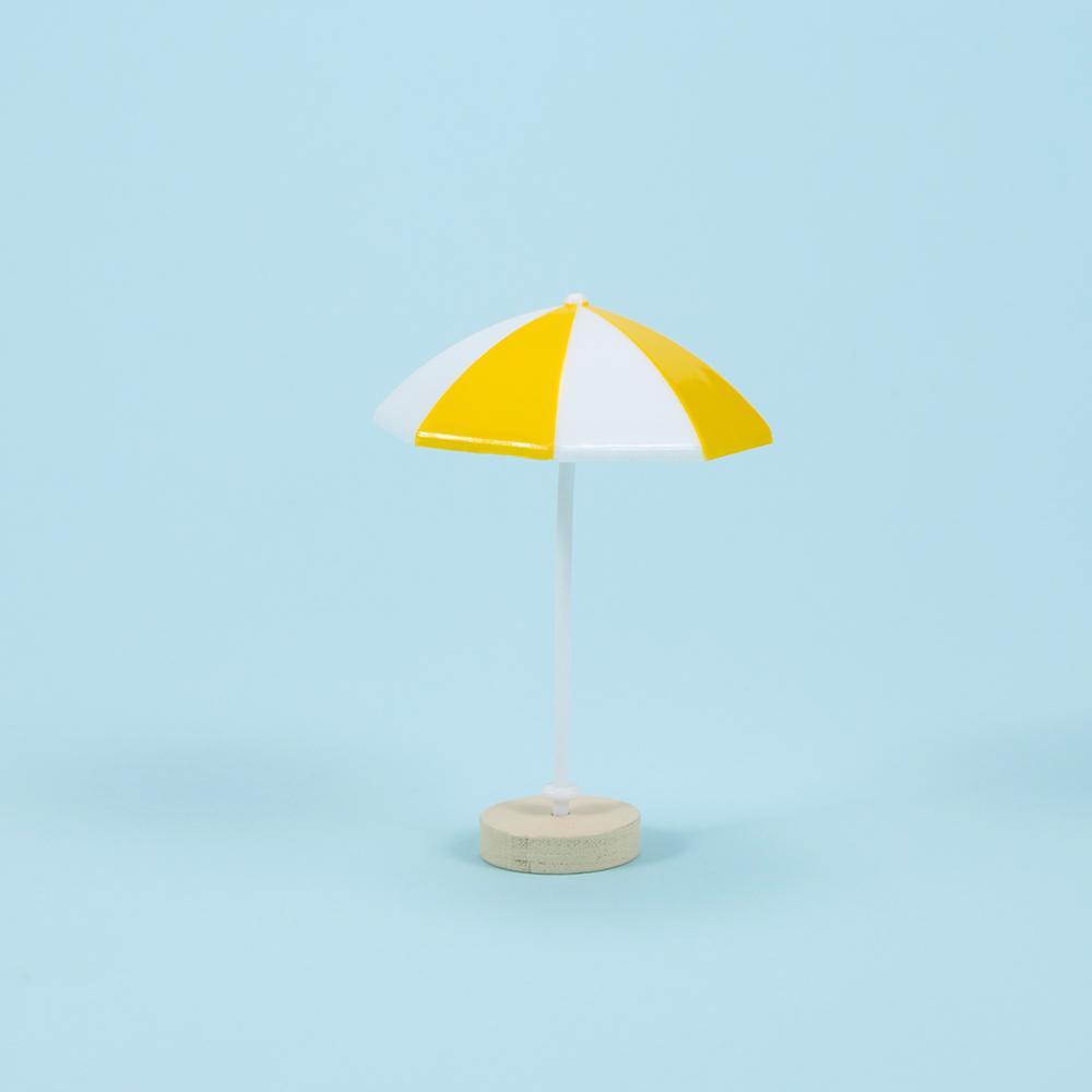 PVC Miniature Landscape Fairy Garden Dollhouse Miniature Figurines Micro Landscape Seascape Decoration Beach Sun Umbrella