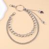 Multilayer Heart Pendant Pants Chain for Adult Hiphop Trousers Chain Waist Decorative Chain Wallet Chain Waist Decors