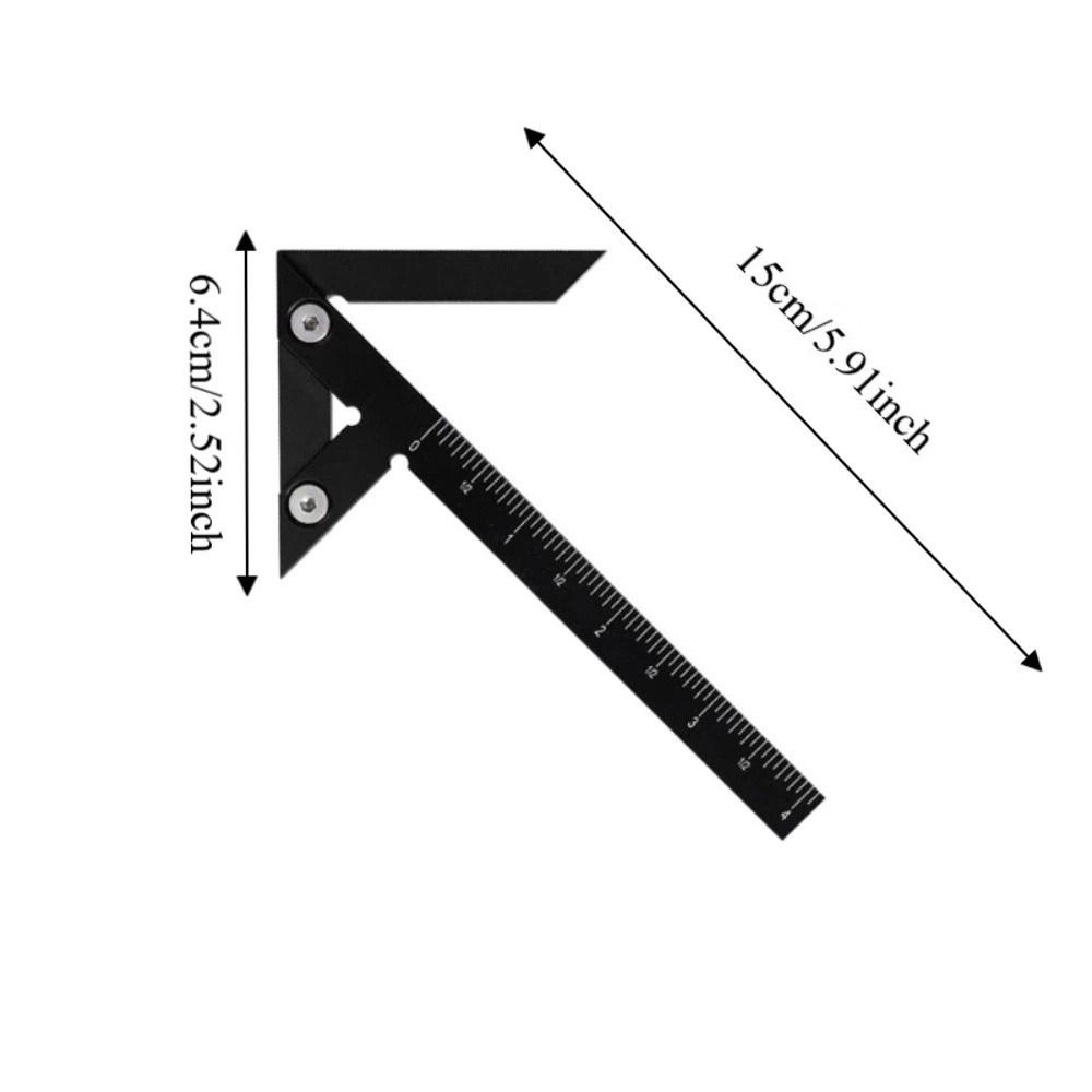 45/90 Degree Angle Marker Precision Line Caliber Gauge Center Scribe  Measuring Instrument