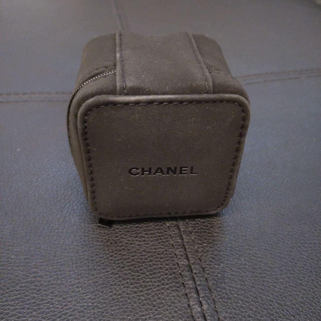 Used CHANEL Watch case pouch black