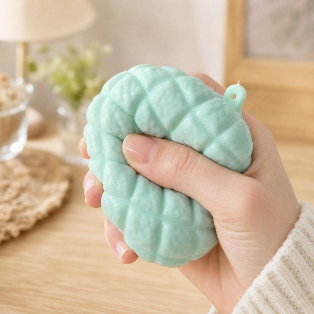 Pineapple Bun Toy with Building Block Filling, Toy for Kids