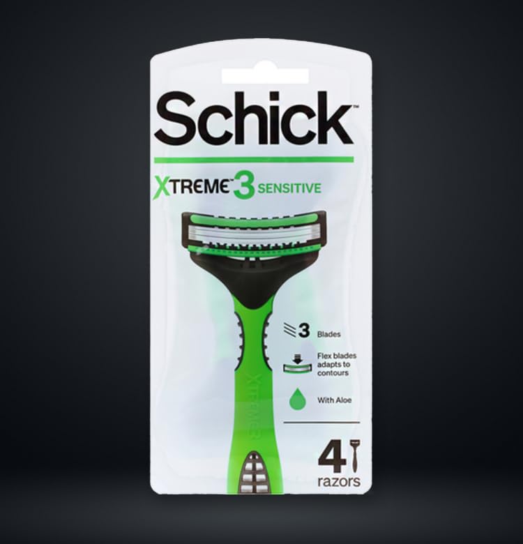 Schick Xtreme 3 Men Sensitive Razor Blades 2 Pack