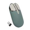 M203 USB Wireless Bluetooth Dual Compatible with Android Microsoft and Green 2.4GHz 5.1 Mouse, Mode, Quiet, Ultra-Thin, Rechargeable, iPhone, iPad,