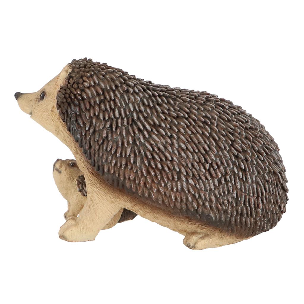 Jeż Z Małym Jeżykiem Figurka H10,8 Cm