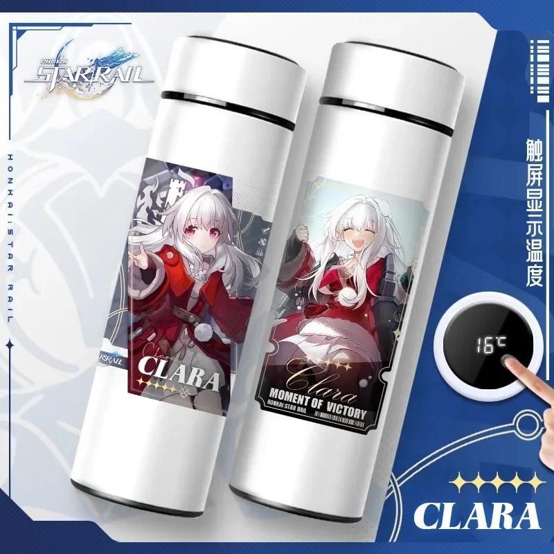 Bottiglie Termiche Honkai Star Rail con Display della Temperatura Tazza Sottovuoto Honkai Impact 3 Acciaio Inossidabile Borraccia Tazza da Caffè Regali Anime