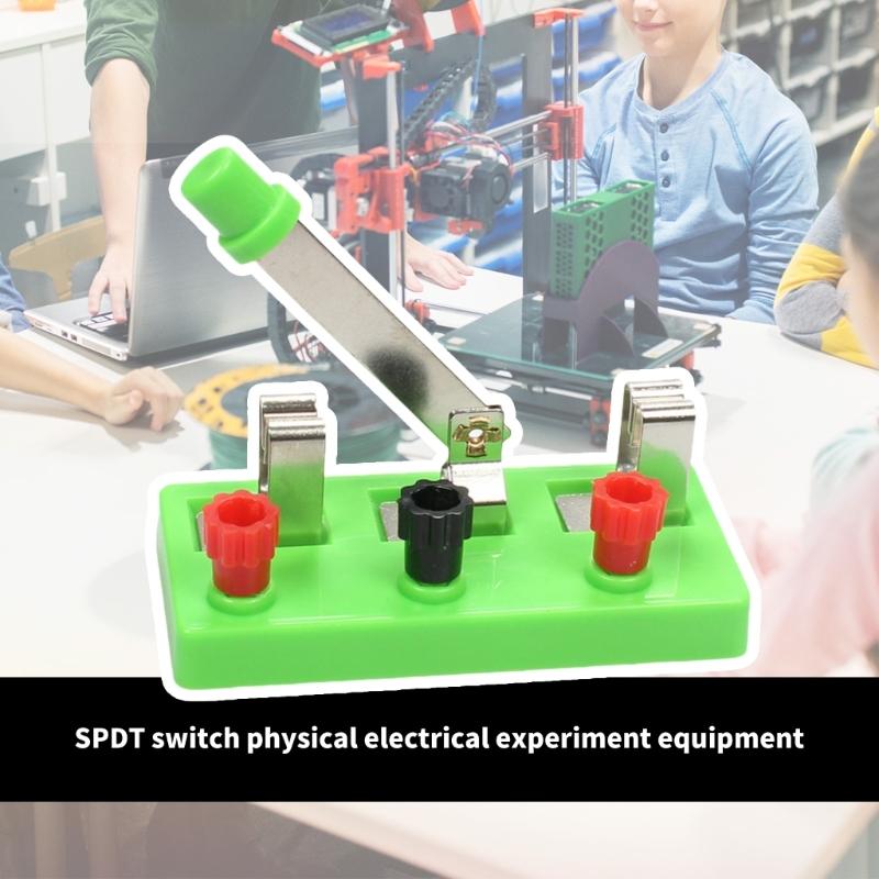 STEM  Single Poles Double Throw Switch Physics Experiment Aid Physical Electricity Experiment Laboratory Learning Kits