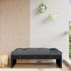 VidaXL Garden Footrest, Seat with Wooden Frame, Coffee Table, Patio Terrace Balcony Outdoor Stool, Black Wood 825755