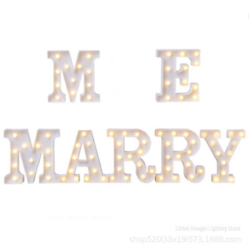 LED Alphabet Lights - 26 Letters for Birthdays, Parties & Proposals