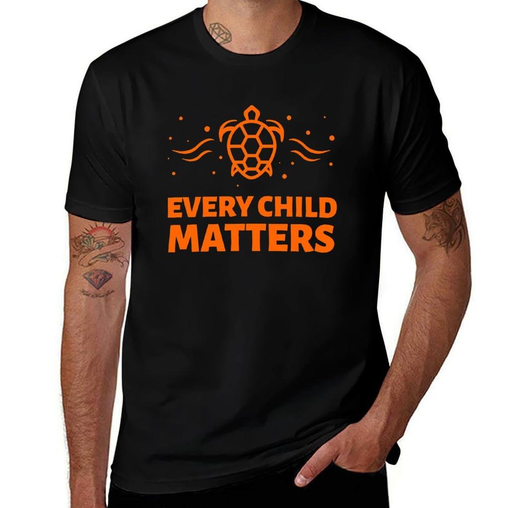 Every Child Matters Orange Day T-Shirt Casual Short Sleeve Top