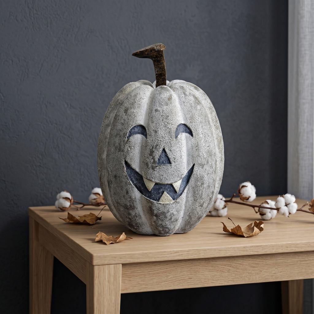 Halloween Pumpkin Decorative Figurine for Party Home Decor