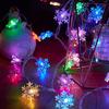 USB Style LED Snowflake Curtain Light for Party Romantic Christmas Curtain Lights Fairy Lamp for Home Garden Decoration  3 M / 6 M/10M