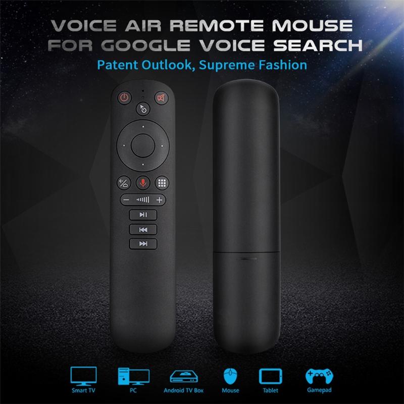 G50S Voice Remote Control 2.4G Wireless Air Mouse Gyroscope Controller for Smart TV Projector Computer
