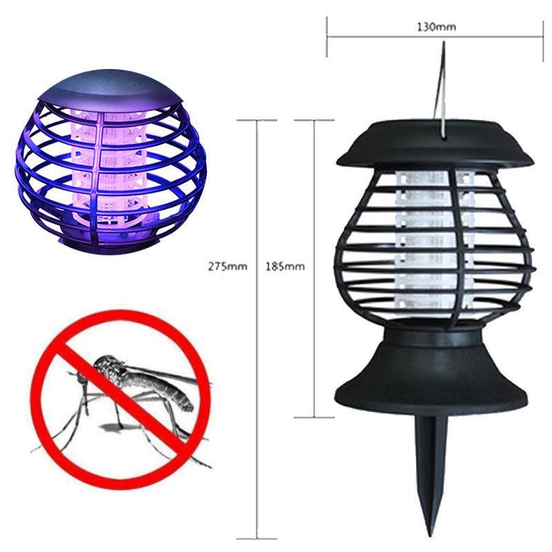 Outdoor Waterproof Solar Mosquito Killer Lamp - Garden Insect Repellent & Household Insecticide