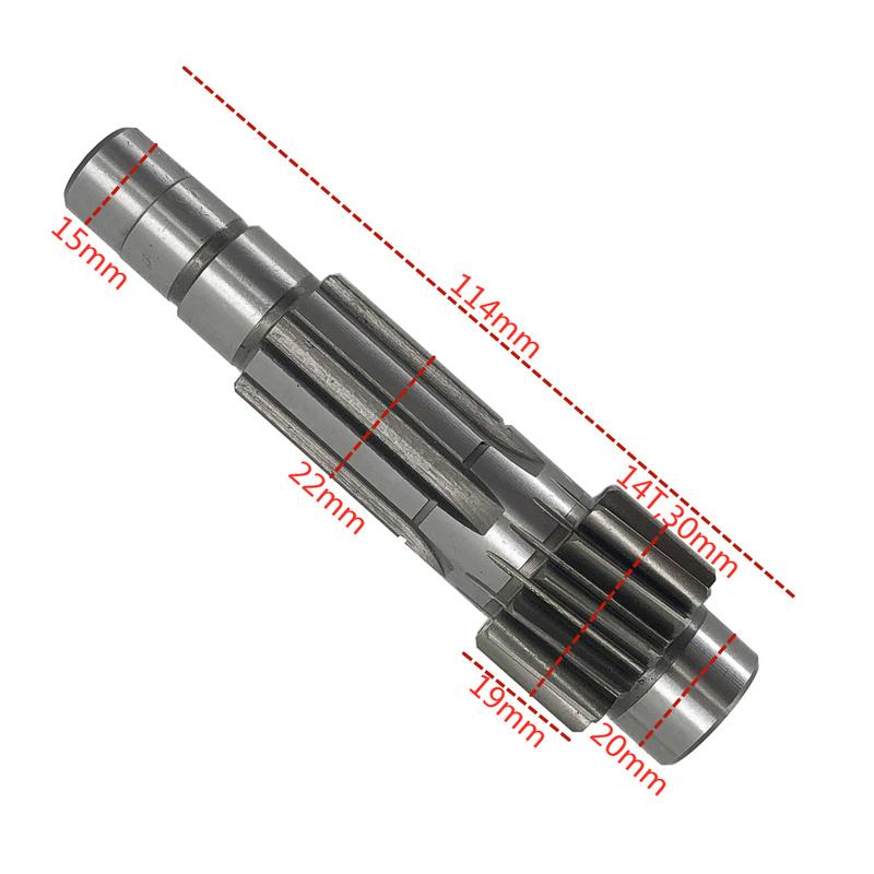 14T Intermediate Gear Middle Axel Shaft For 150CC 180CC 200CC Go Kart Dune Buggy