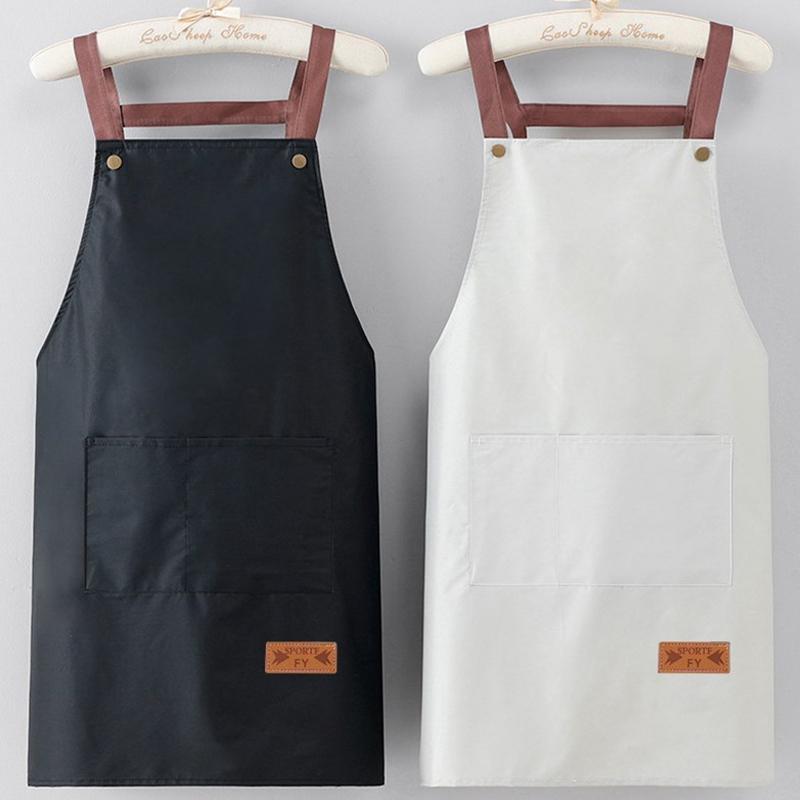 Resistant Dirt Apron Waterproof And Oil Resistant Household Kitchen Cooking  Apron Adult Work Clothes Kitchen Accessories