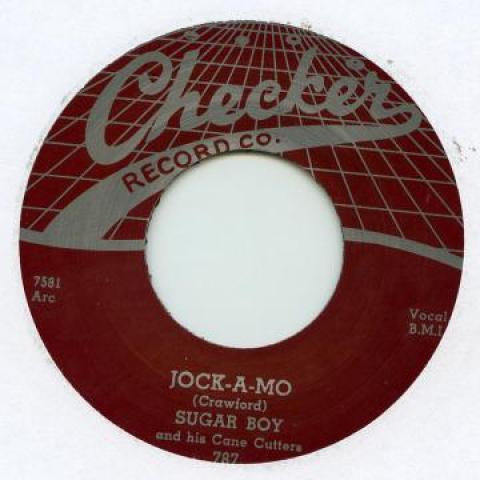 

7inch Record SUGAR BOY - Jock A Mo / No More Heartaches 787 Checker UK 1954 UK Blues