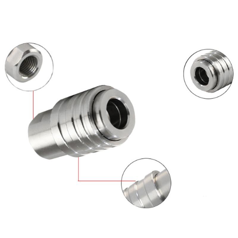 Self-Locking 1/4" Quick Connector Holder With Various Fitting Thread M14 G1/4 M22 For High Pressure Wash Gun