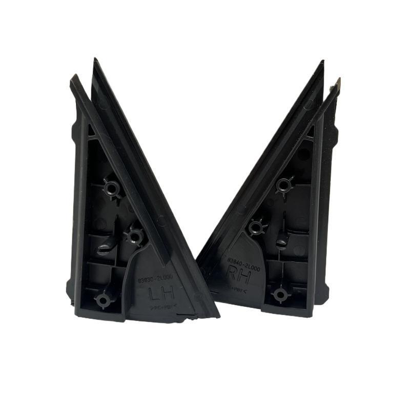 2Pcs Car Rear Door Outside Pillar Molding Panel For Hyundai I30 07~12 Hatchback Left Right Corner Finish Trim Cover