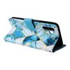For Samsung Galaxy A17 5G/A17 4G/A26 5G Case Lacquered Marble Pattern Leather Phone Cover with Wrist Strap