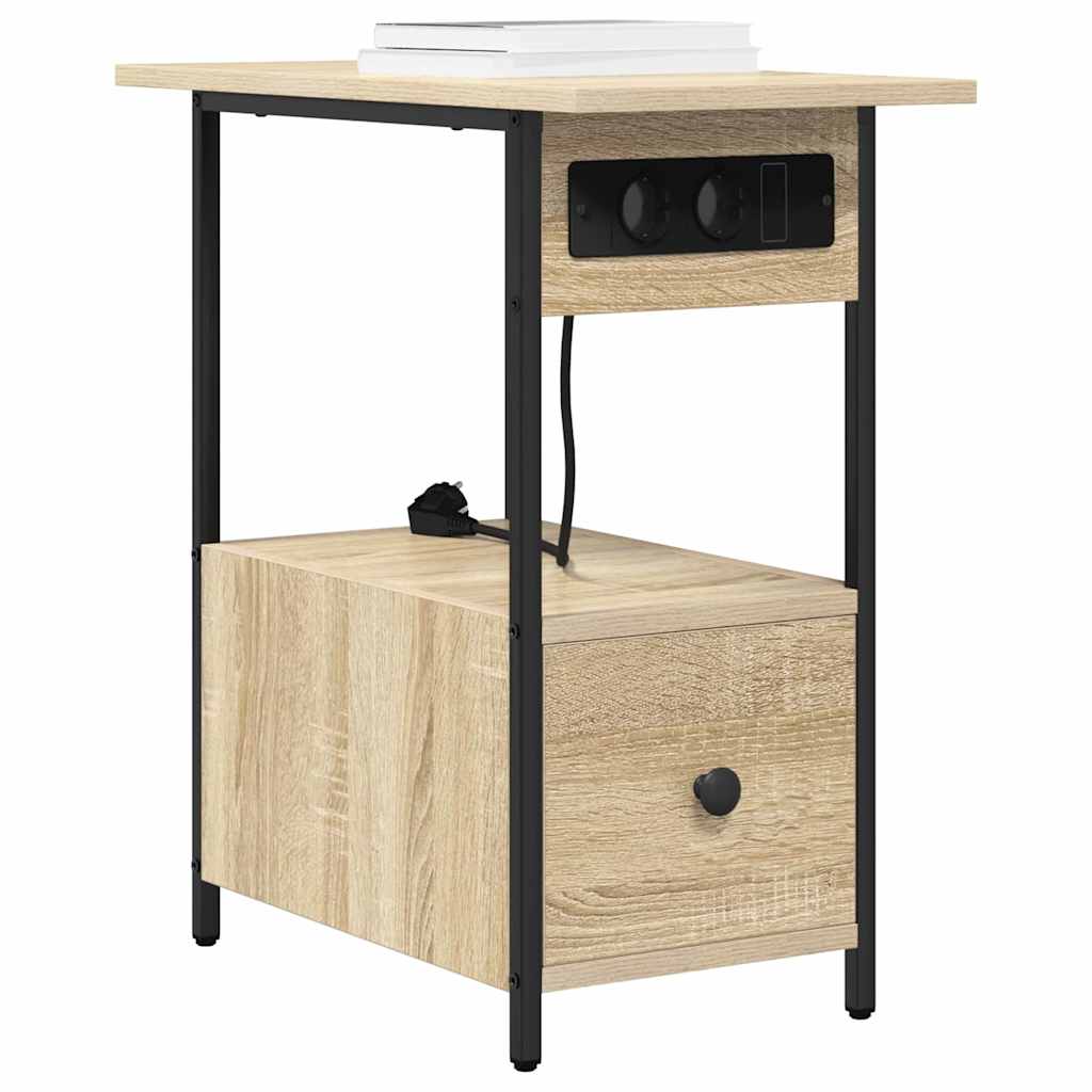 Nightstand Sonoma Oak 60 x 30 x 61 cm Particleboard
