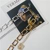 Chic Silver And Gold Rectangle Waist Chains For Women Fashionable Outfit Accessory