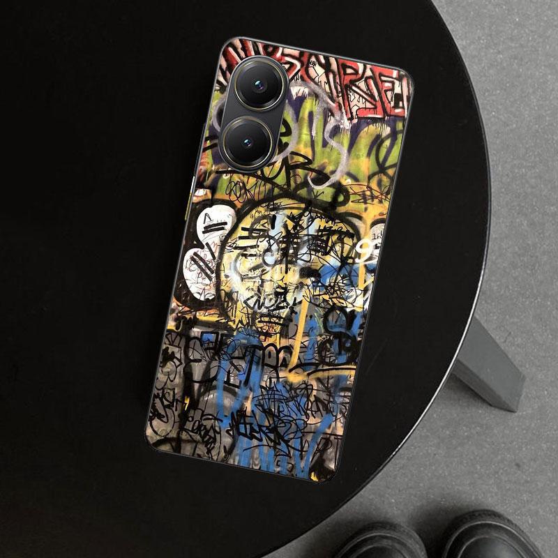 Graffiti Fashion Cool Phone Case Cover for Xiaomi Poco X6 X5 X7 Pro F7 Ultra Redmi 15C 15 13C 13 12C 12 10C 10 10A 9C 9A 9T 9 Co
