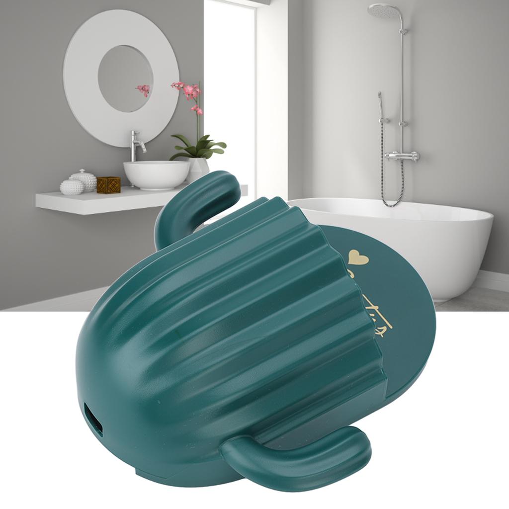 Wall Mounted Storage Box Hole Punching Cactus Shaped Toothpaste Toothbrush Comb Storage Rack for Bathroom